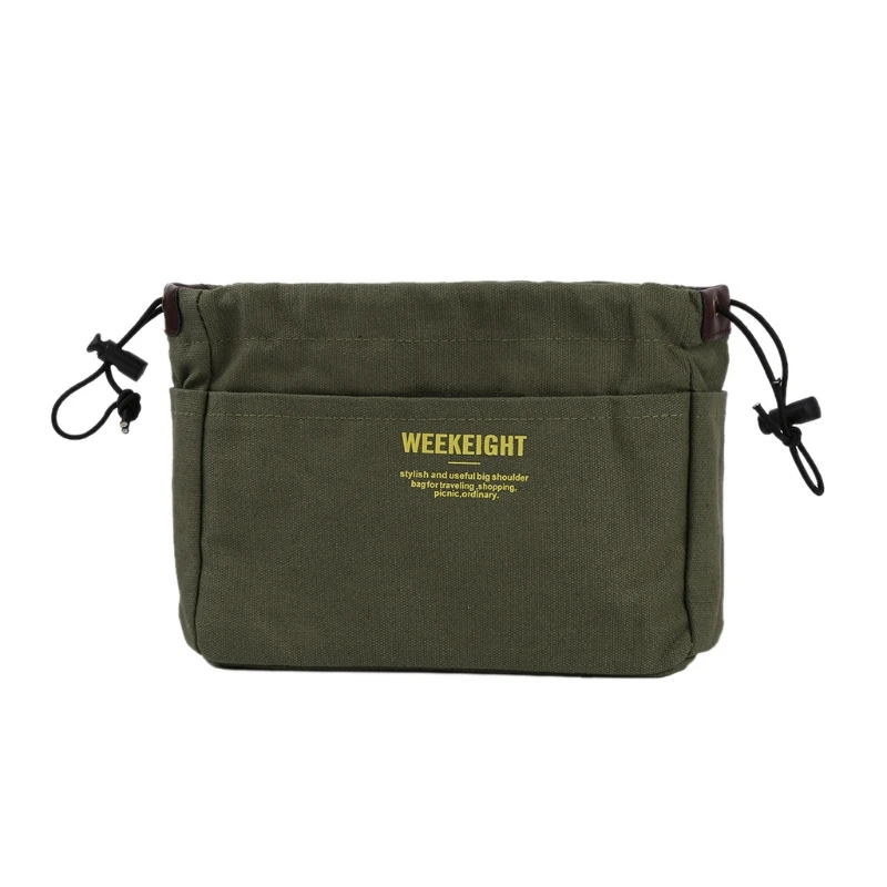 جديد 2018 النساء ماكياج حقيبة صغيرة برباط حقيبة تجميل من الخيش السفر أدوات الزينة حالة المنظم