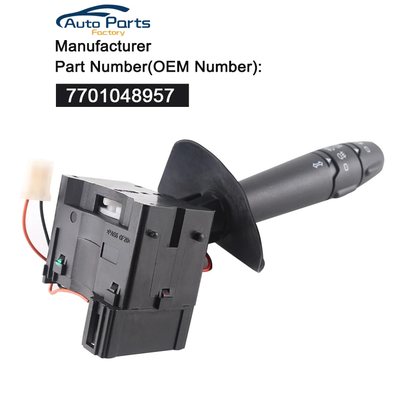 

For Renault Kangoo I Clio II Steering Column Indicator Light Stalk Switch 7701048957