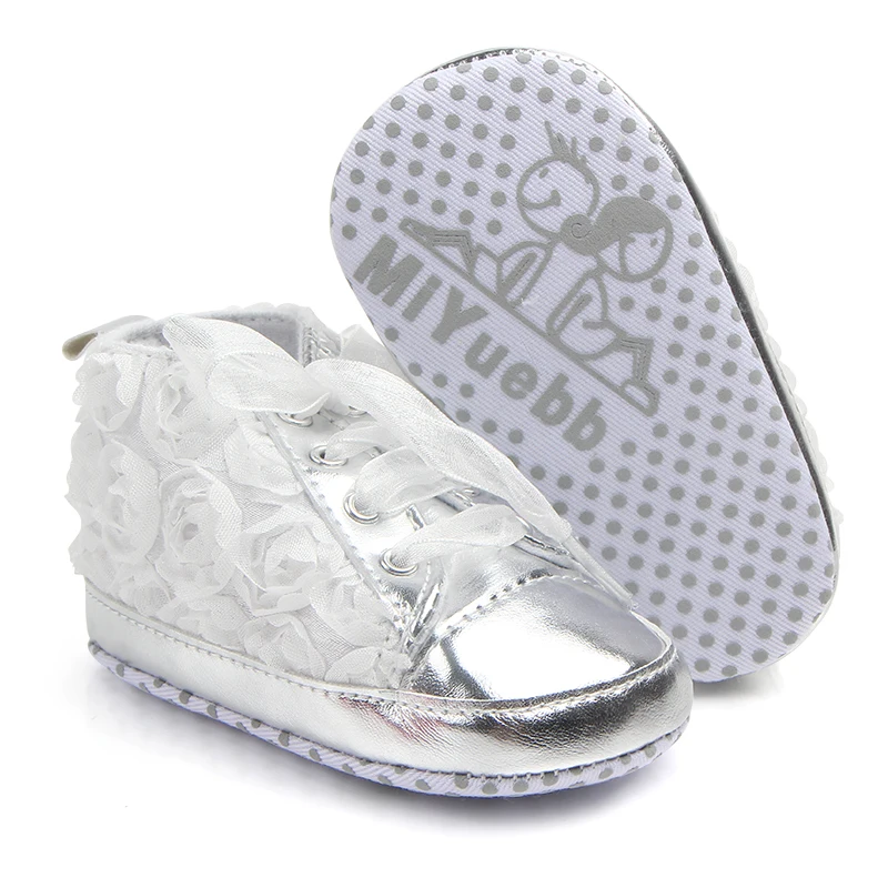 Zapatos de bebé niña niño Primeros pasos zapatillas Bebe Sapatos Infantil niños Rosa flor suave suela niños Chaussure botas recién nacido Zapatos de bebé niña niño Primeros pasos zapatillas Bebe Sapatos Infantil niños Rosa flor suave suela niños Chaussure botas recién nacido
