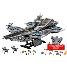 scorching suitable LegoINGlys Marvel Super Hero Avenger Aegis Bureau Aircraft service Warship with figures brick toys for kids