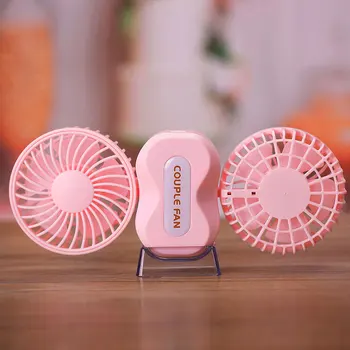 

Fashion Rechargeable USB Fans Air Conditioner Conditioning with 2 Motors Home Table Air Cooler Mini Outdoor Fan with Battery