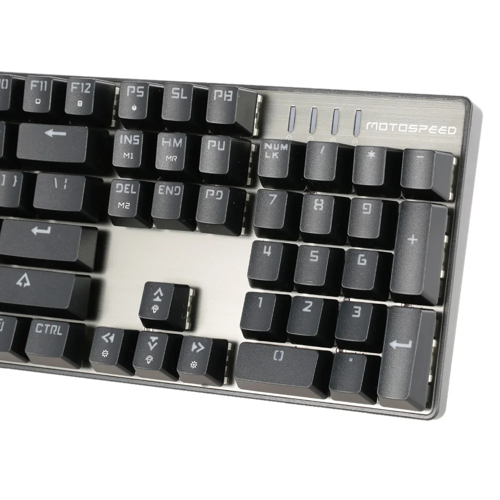 MOTOSPEED CK104 русская игровая клавиатура синие переключатели механическая USB