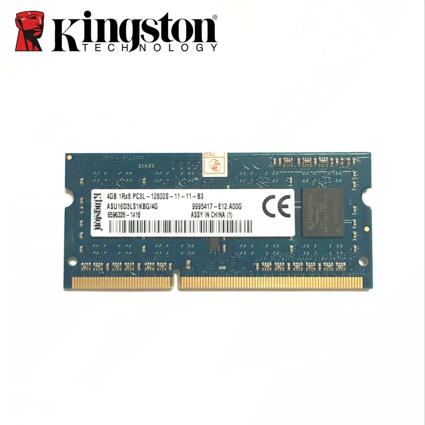Оперативная память для ноутбука Kingston DDR3 4 ГБ 8 2 1 PC3L 12800S 1600 МГц 1G 2G 4G 8G pc3 1066 1333 модуль