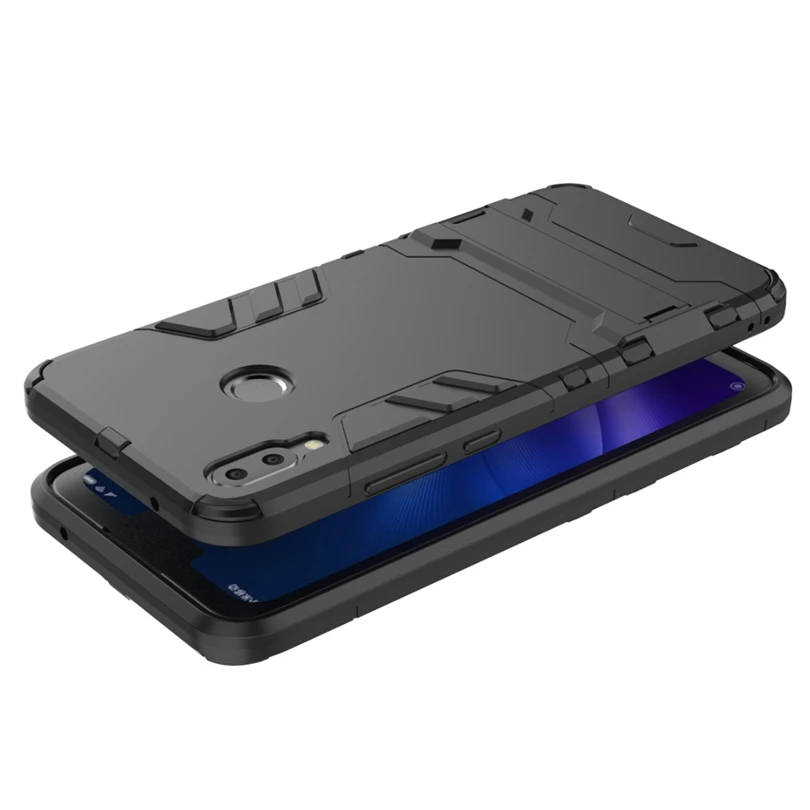 Для Huawei Y9 2019/Enjoy 9 Plus ударопрочный робот Броня гибридная резина силикон чехол для
