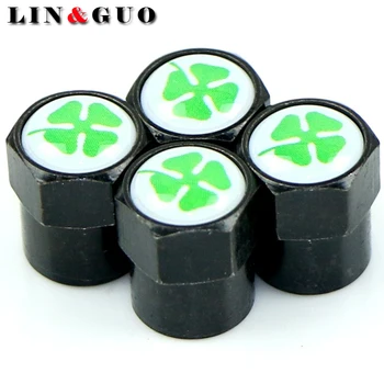 

4pcs Carbon black New Style Car Wheel Tire Valve Cap Tyre Dust Cap Japan Badge For alfa romeo 159 147 156 giulietta Accessories