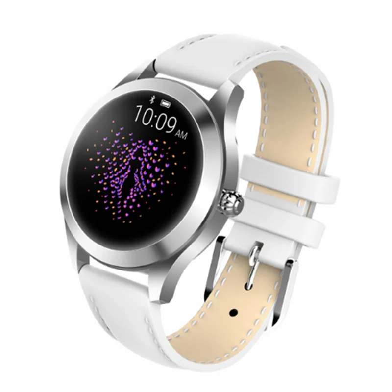 2019 умные часы для женщин kw10 smart watch ip68 Водонепроницаемый 1 04 дюймовый цветной экран