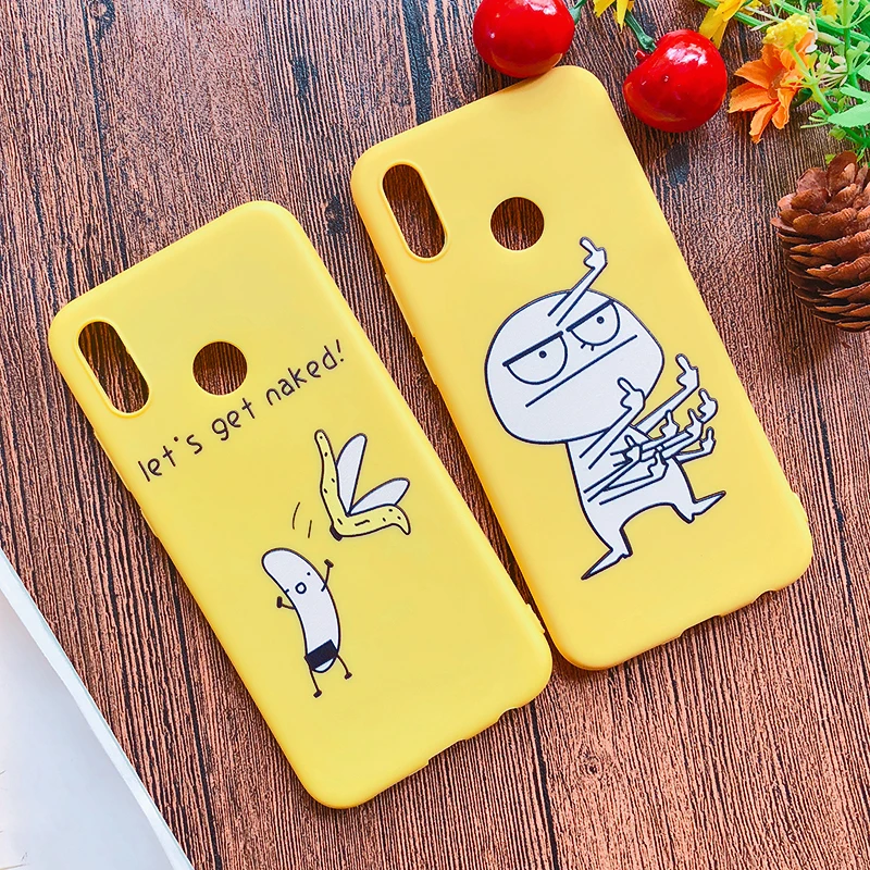 Funny Cartoon Phone Case For Huawei P8 P9 P20 lite 2017 Y5 Y6 Y7 2018 Mate 10 20 lite Cover Cat Abstract Unicorn Middle Finger (15)