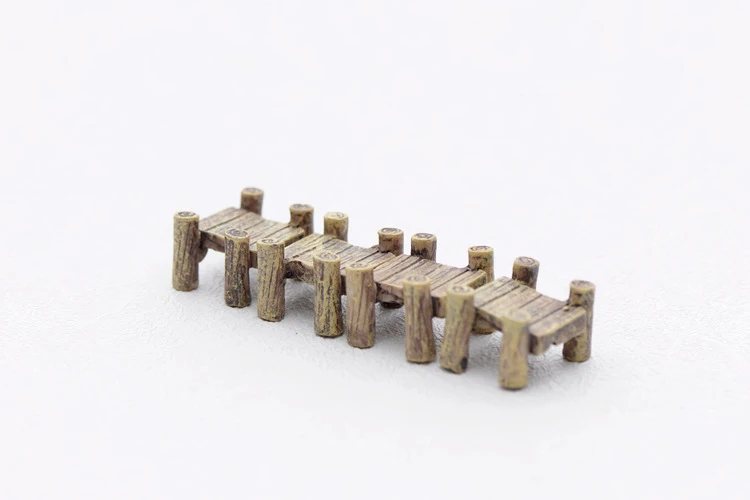 Искусственный деревянный мост Сказочный Сад миниатюры гномы моховые террариумы изделия из смолы фигурки для украшения дома аксессуары