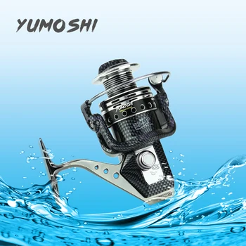 

YUMOSHI BA10000-7000 Fishing Reel 12+1BB 13 Ball Bearings Rocker Arm All Metal 5.5:1 Gear Ratio Spinning Fishing Tackle Pesca