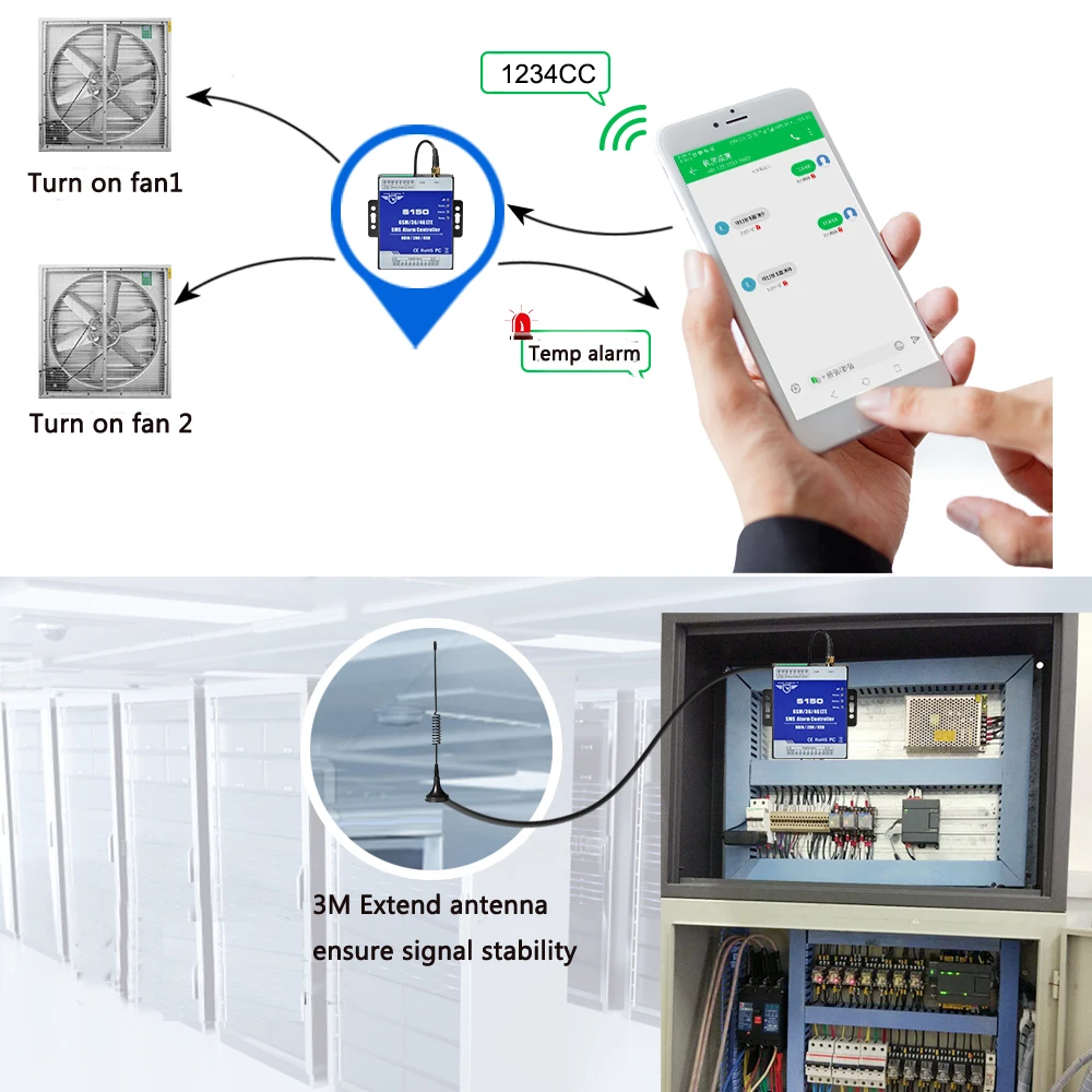 Alarma de Agua inal/ámbrica gsm Sensor de Agua Sirena de Alarma de Agua inal/ámbrica con bater/ías 1x Detector de inmersi/ón en Agua