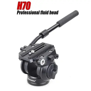 

80kg load Video Tripod head Fluid monopod Head Hydraulic Damping for DSLR camera