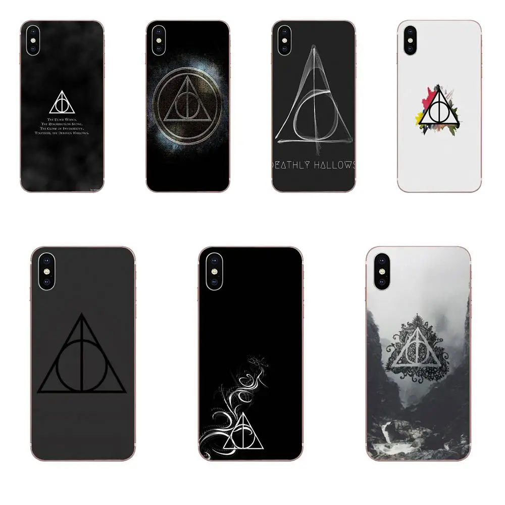 

Soft TPU Print Capa For Huawei Honor 4C 5A 5C 5X 6 6A 6X 7 7A 7C 7X 8 8C 8S 9 10 10i 20 20i Lite Pro Deathly Hallows White