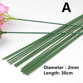 5pcs Artificial Flowers Stems Pole Leaf Flower Branch Artificial Dried Flowers Heads Diy Fake Plants for Home Wedding Decorative