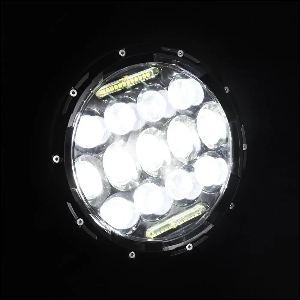 

SANVI 2x 7" 75W LED Headlights bulb for Jeep Wrangler JK CJ LJ Hummer H1 H2 LED Projector Driving Lamps DRL Autoparts