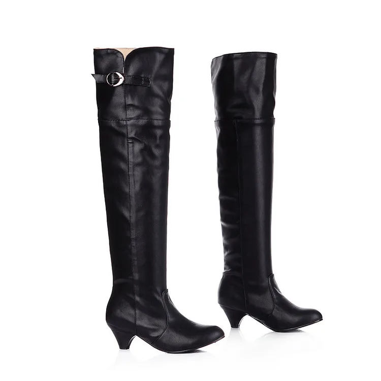 Botas mujer стильные женские сапоги ботфорты больших размеров 34 – 43 femininas botas masculina