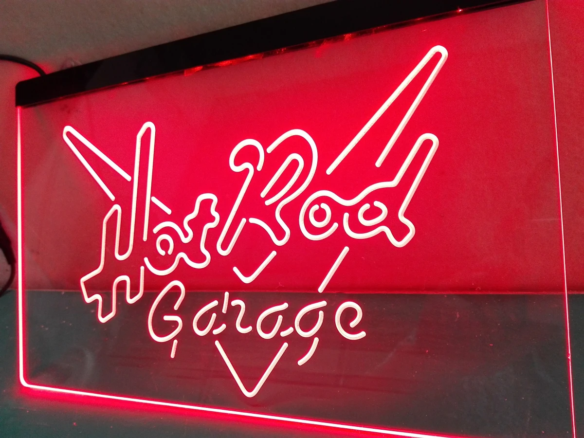 LE202 Hot Rod Garage Автомобильный дисплей светодиодный неоновый светильник|sign led|sign lightsign
