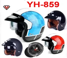 2015 Новый YOHE возвращение к древним Harley style off-road мотоцикл Мотоциклетные шлемы шлем YH-859 ABS и размер M, L, XL XXL