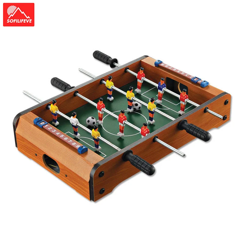 

Soccer table Board game Family toys Party Entertain Kid Gift Tables Footable match Children Toy Indoor Wood Mini Football table