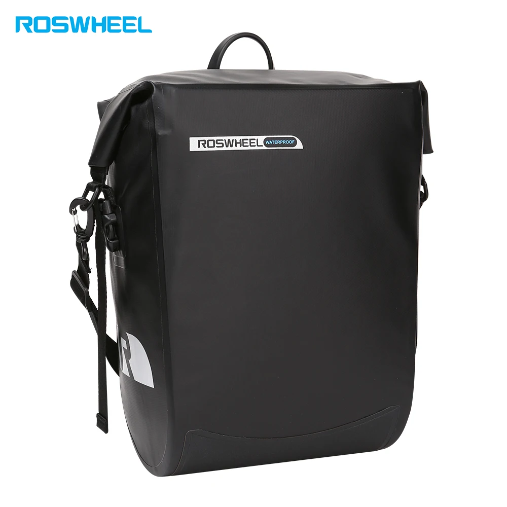 ROSWHEEL сзади стойки Сумка 20L большой Ёмкость велосипед Передняя труба сумка
