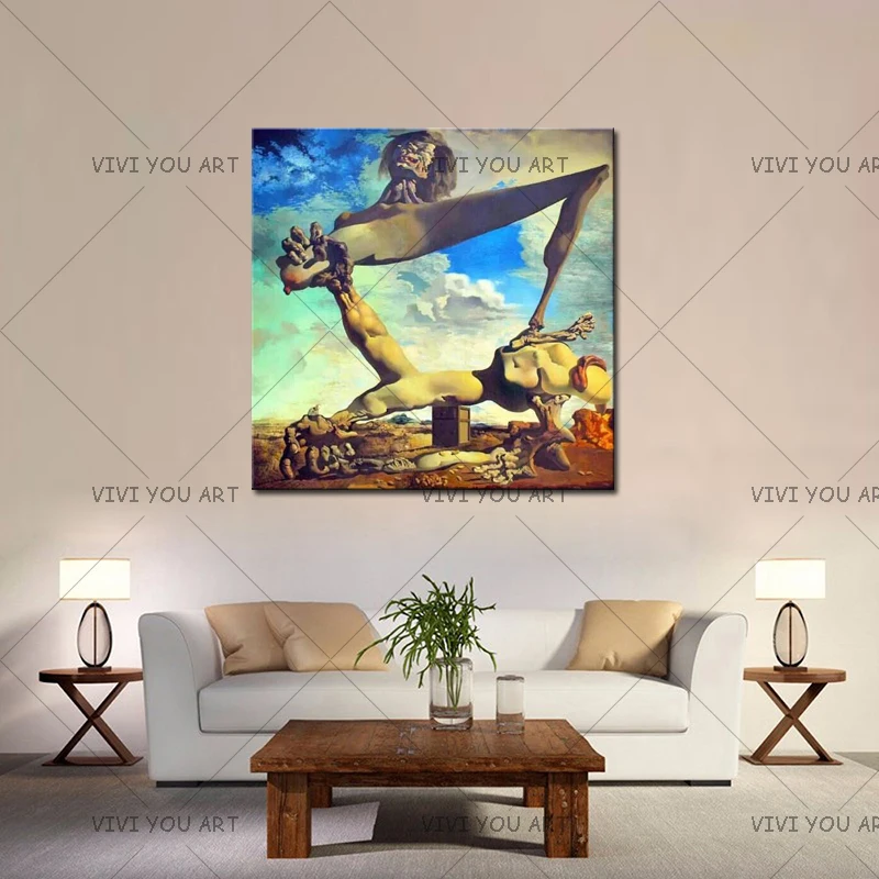 100% ручная роспись копия известной картины Dali Art домашний декор гостиная подарок