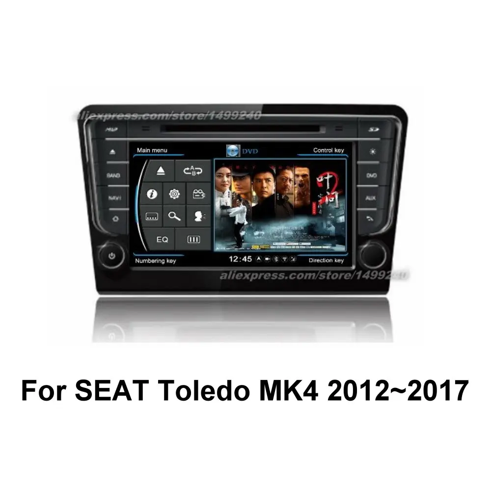 

Liandlee 2 din Car Android For SEAT Toledo MK4 2012~2017 Radio GPS Maps Map Navigation player HD Screen BT WIFI Media System