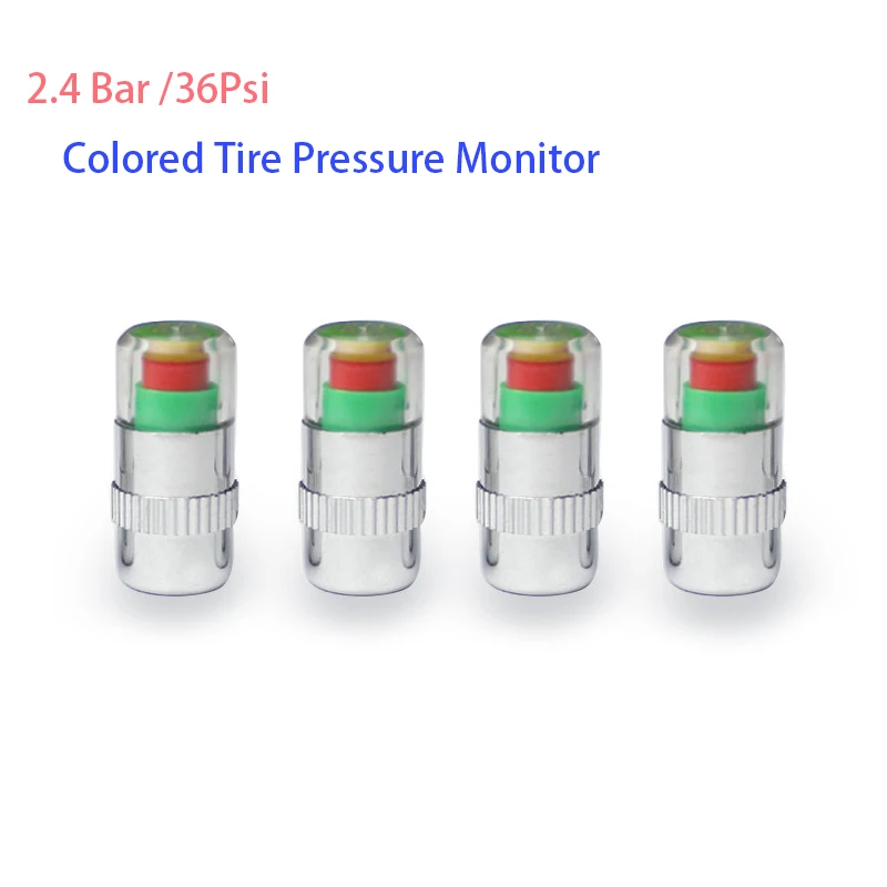 Vexverm 4PCS 2.4Bar 36PSI Car Auto Tire Pressure Monitor Valve Stem Caps Sensor Indicator Eye Alert Diagnostic Tools Kit Vexverm 4PCS 2.4Bar 36PSI Car Auto Tire Pressure Monitor Valve Stem Caps Sensor Indicator Eye Alert Diagnostic Tools Kit