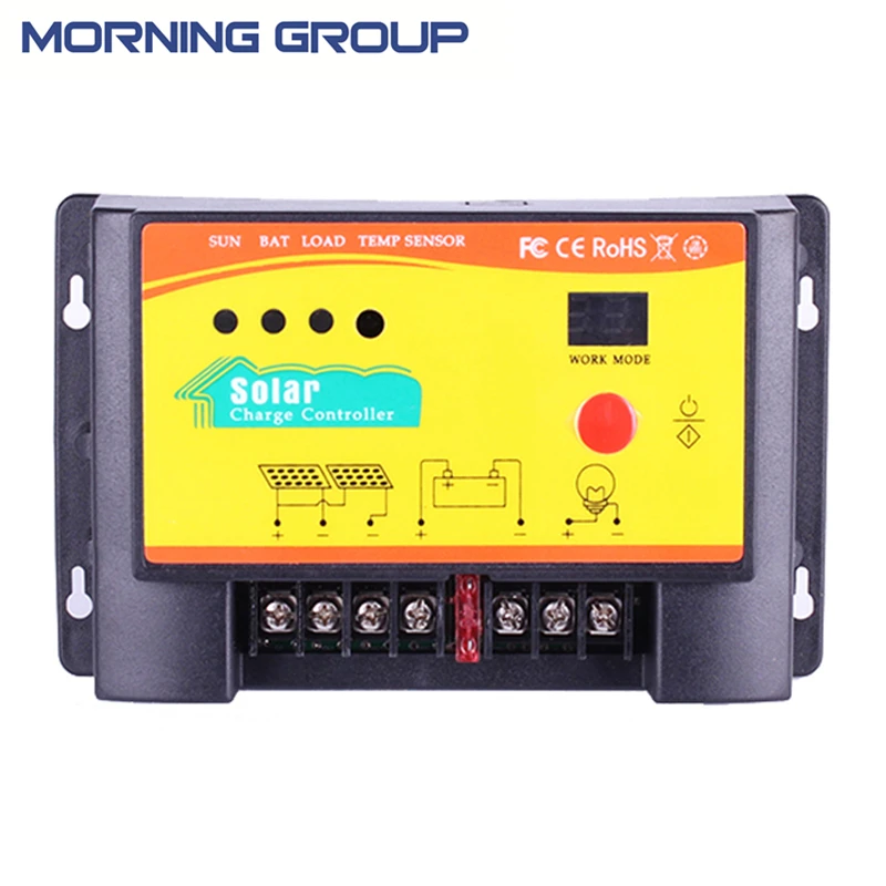 

ME12030/20/10 12V 24V auto durable pwm solar controller 30A 20A 10A with time and light control function