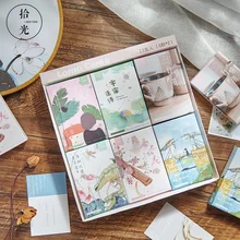 28 листов/набор цветов планета серия масляной живописи поздравительная открытка ЛОМО открытка рождественские и новогодние подарки