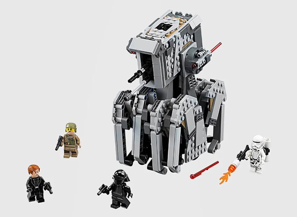 Mailackers 05126 первый заказ Scout Walker 620 шт. блоки Star Wars Игрушки для детей Starwars 75177|Блочные