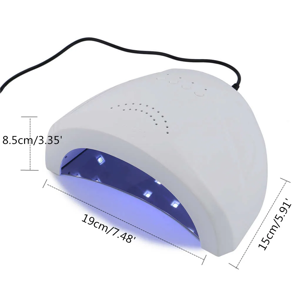 Машинка для стрижки 48 Вт SUNone светодиодные УФ-Сушилка для ногтей 30 светодиодный S Сушилка для ногтей, УФ-лампы светодиодный светильник для Полимеризации Гель-лака смарт-зондирования 5/30/60s таймер лампа для ногтей