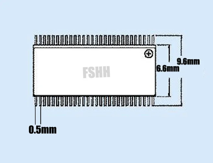 Csop48 Тесты разъем TSSOP48 SSOP48 csop48 шаг = 0.5 мм Ширина = 9.6 мм/6.6 мм