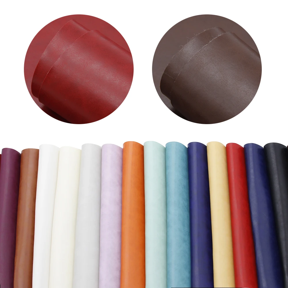 

David accessories 20*34cm Plain Colored Faux Synthetic Leather Fabric, DIY Sewing Home Textile HairBow Bag Shoes,1Yc6267