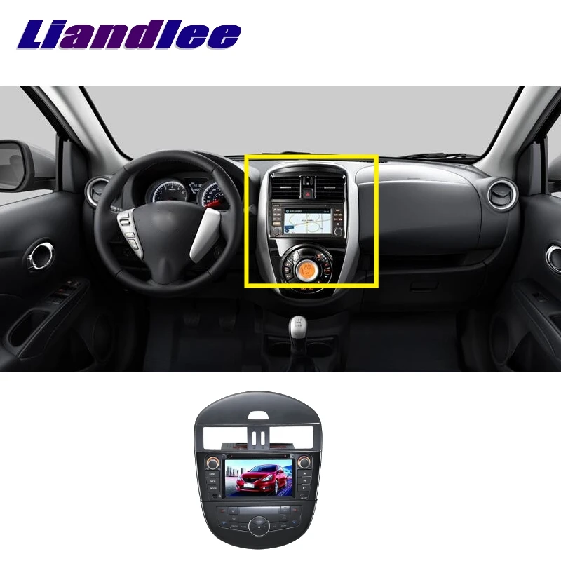 Top For Nissan Tiida Versa 2011~2017 LiisLee Car Multimedia TV DVD GPS Audio Hi-Fi Radio Original Style Navigation Advanced NAV 1