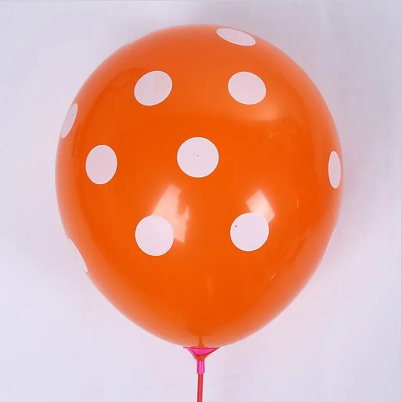 Продвижение баллон из Гелий воздушные шары 50 шт./лот комната для бракосочетаний украшения вечерние 12 дюймовый круглый в горошек Воздушные шары, Классические игрушки