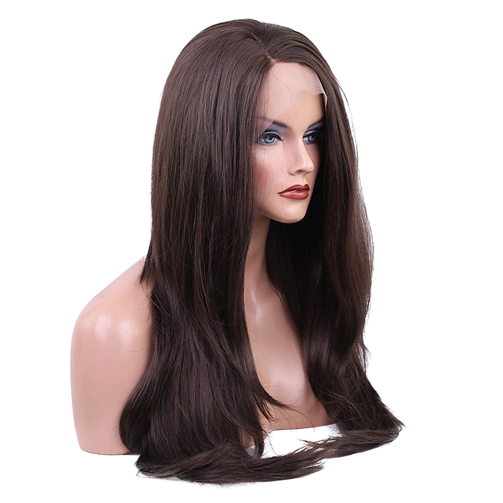 

Women Heat Resistant Long Curly Wig Hairpieces Synthetic Cosplay Wig 60 cm 28inch