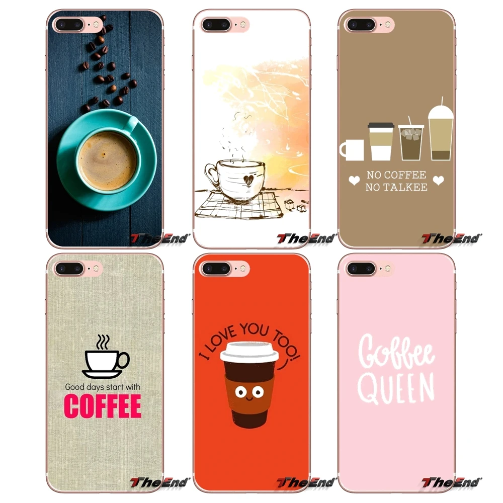 Прозрачный чехол из ТПУ для Sony Xperia Z Z1 Z2 Z3 Z5 compact M2 M4 M5 E3 T3 XA Aqua LG G4 G5 G3 G2 Mini Capa Pink Love Coffee