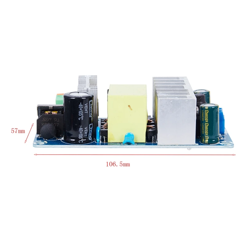 2 шт. 24 в импульсный источник питания 4A 6A модуль высокой мощности голая доска AC-DC модуль питания синий