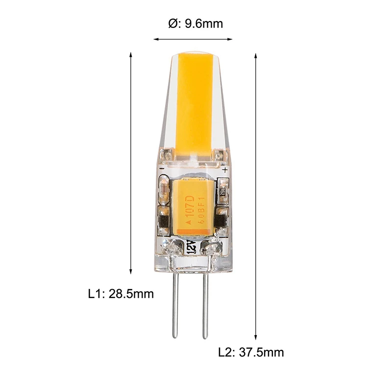 Мини G4 светодиодный светильник AC DC 12V 220V 3W Затемняющая светодиодная лампочка COB
