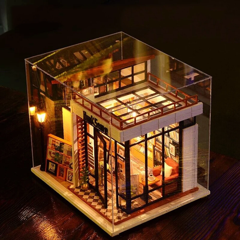 DIY-Doll-House-Miniature-Dollhouse-With-Furnitures-Wooden-House-Miniaturas-Toys-For-Children-New-Year-Christmas (4)