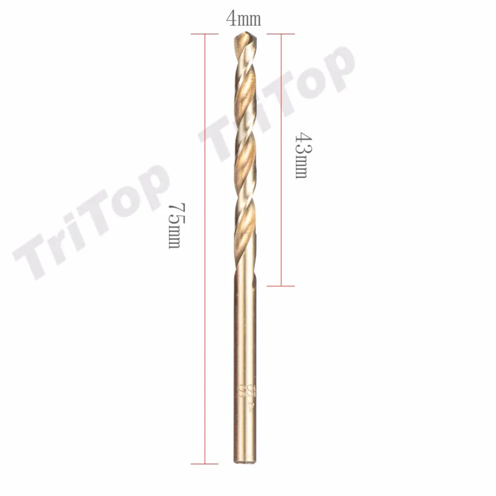 5pcs/lot mini titanium coated sharpening hss high speed steel twist