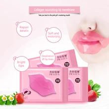 1 шт. женский Кристальный коллаген для губ Уход ремонт мембраны гелевая маска колодки увлажняющий экстракт от старения против морщин патч увеличитель губ