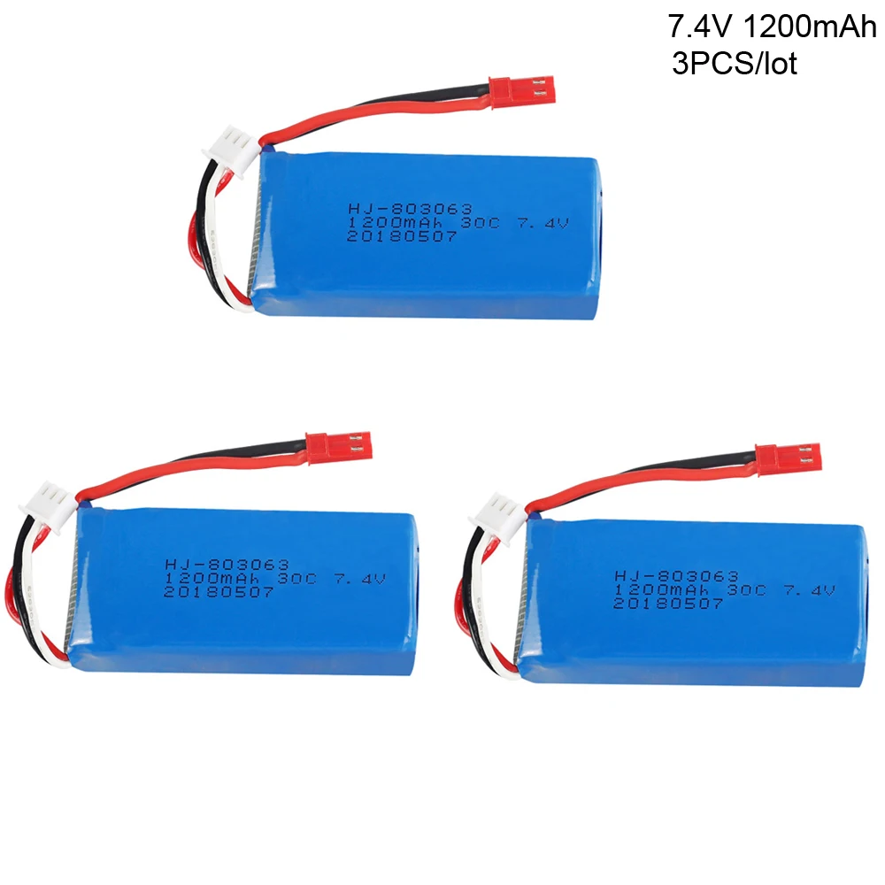 Литий ионный аккумулятор для WLtoys V666 V262 V353 V333 V323 YiZhan Tarantula X6 MJX X101 X102h X1 H16 3
