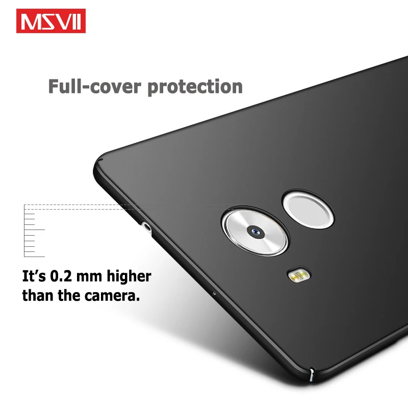 Чехол для huawei mate 8 MSVII, тонкий матовый чехол для huawei mate 8, металлический автомобильный держатель, задняя крышка для huawei mate 8, чехол