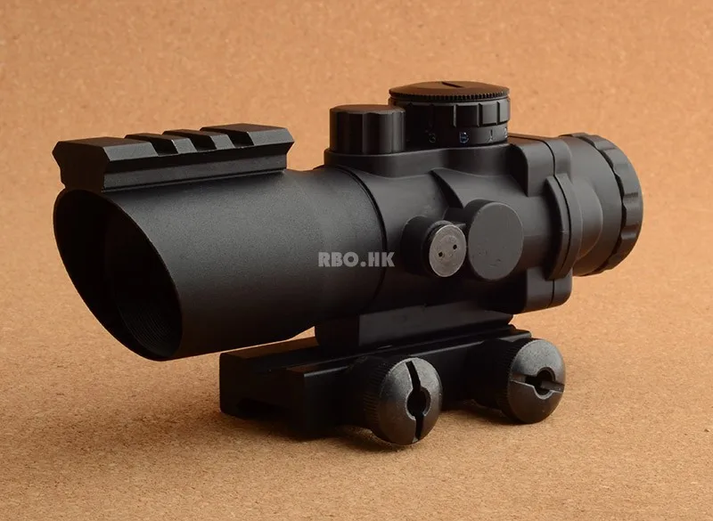 

Optical prism 4x32 Rifle scope with picatinny weaver rail base M7948