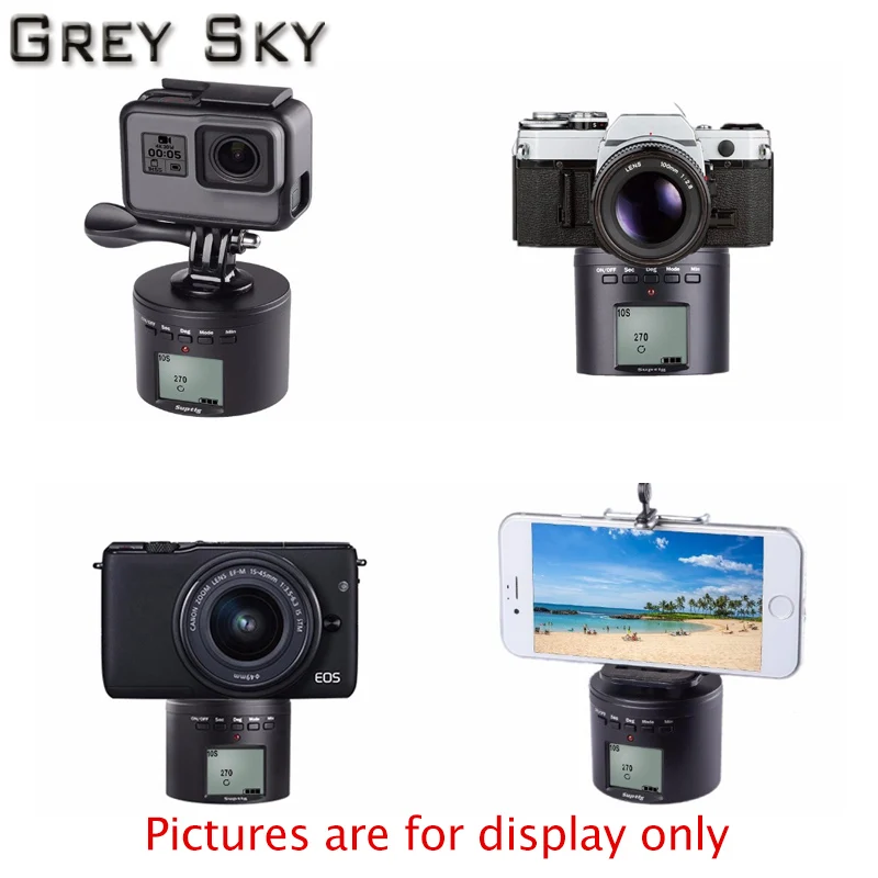 Автоматический шарнирный стабилизатор для камеры GoPro Hero 8 7 6 5 4 DJI Osmo Action SLR таймер