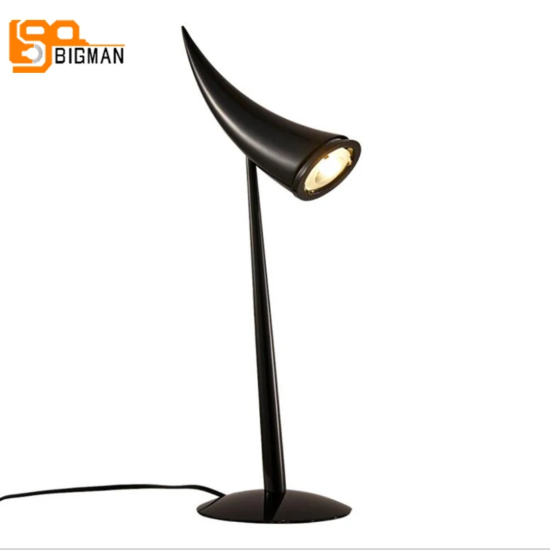 

creative design LED table light modern lampe de table AC110V 220V white black desk lamp for home and hotel