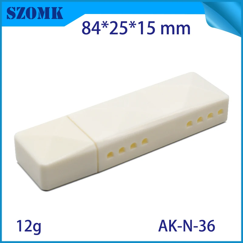 szomk plastic box for electronic project diy small usb enclosure project box plastic housing usb stick flash drive instrument case  (9)