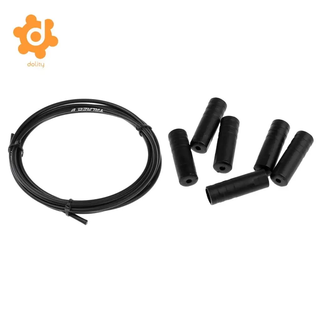 9.7 ft/Roll MTB  Road Bike Derailleur Shift Cable Housing Hose End Caps Tips Crimps Dust Cover 