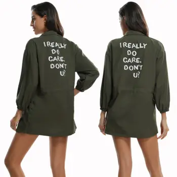 

Fashion Women Winter Casual Long Coat Jacket Zip Up Outwear Loose Tunic Outwear Tops