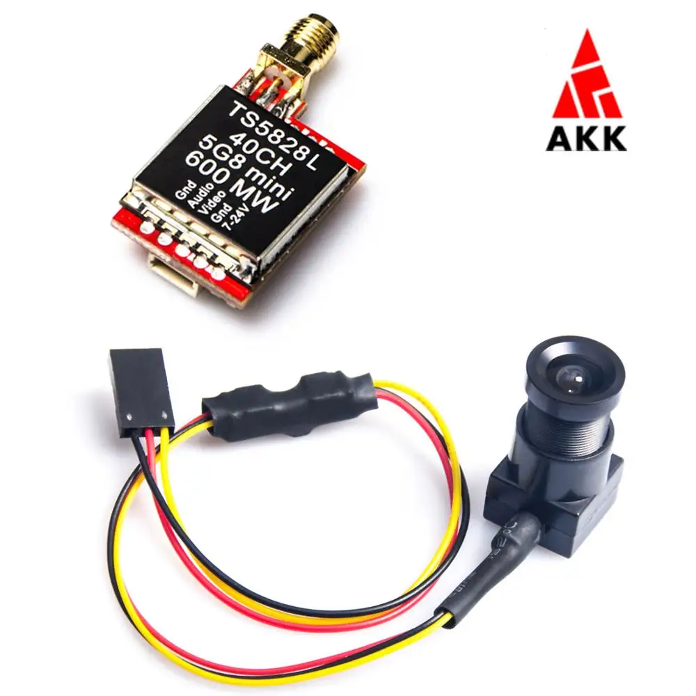 AKK FPV TS5828L 5,8G 600MW 40Ch мини av-передатчик для FPV мультикоптера - Цвет: TS5828L--KC25